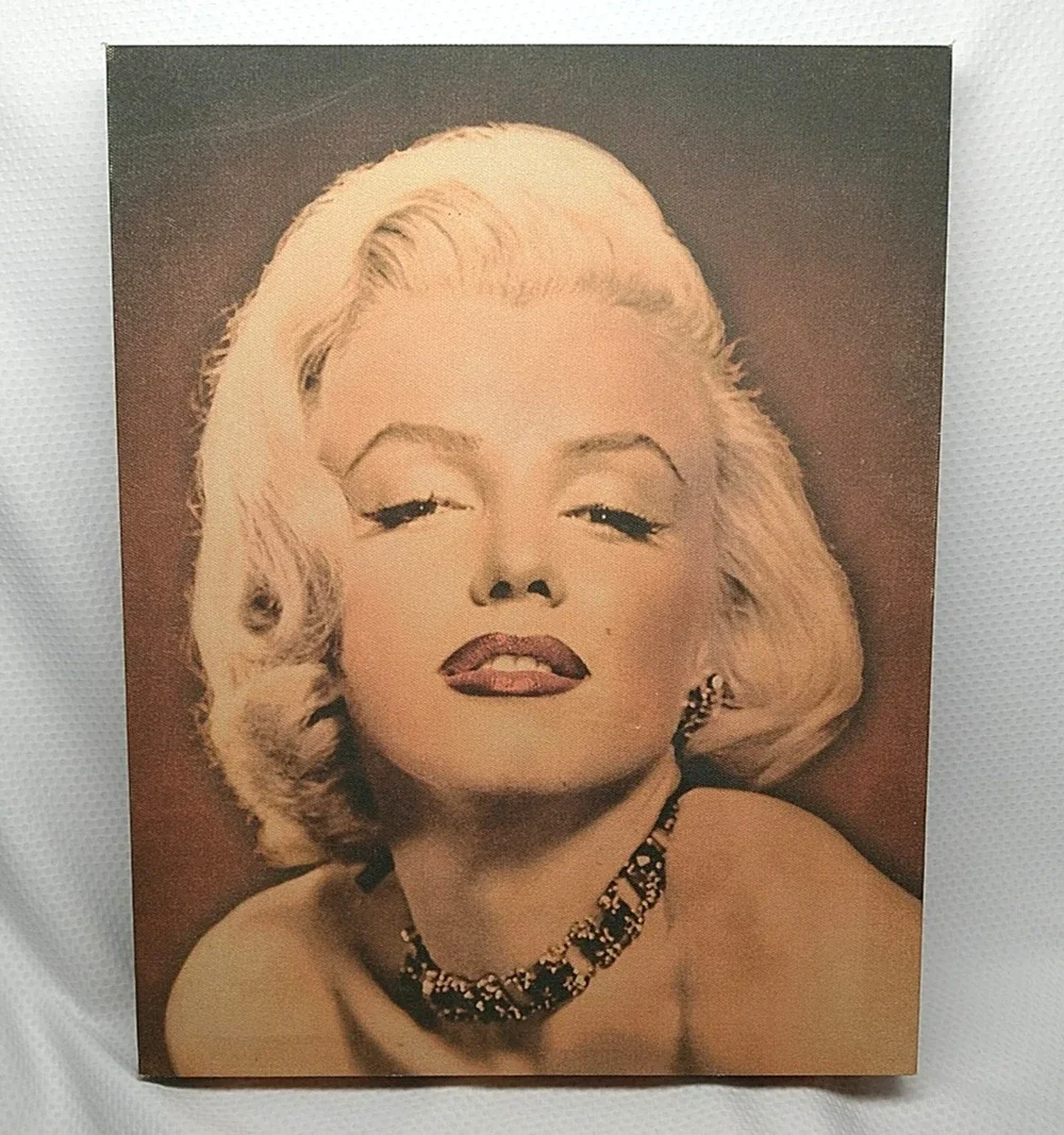 Marilyn Monroe Portrait Photographic Art Print Felt Backing Classic Vintage